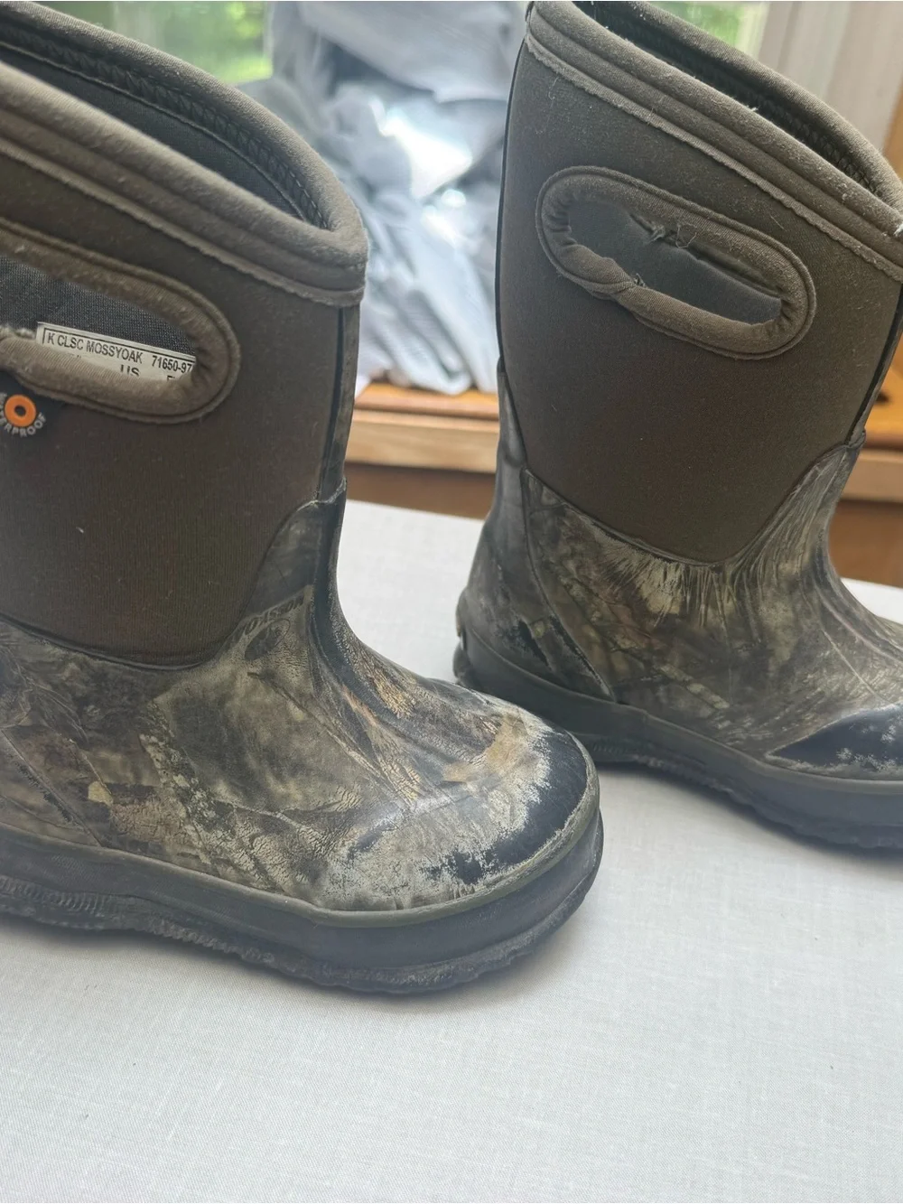 Bogg Kids Waterproof Brown Outdoor Boots size 8